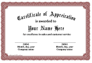 Certificate of appreciation design Certificate of appreciation design