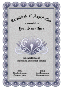 certificate borders