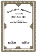 free certificate borders