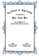 award template for Word