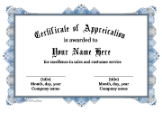 free certificate template for Word