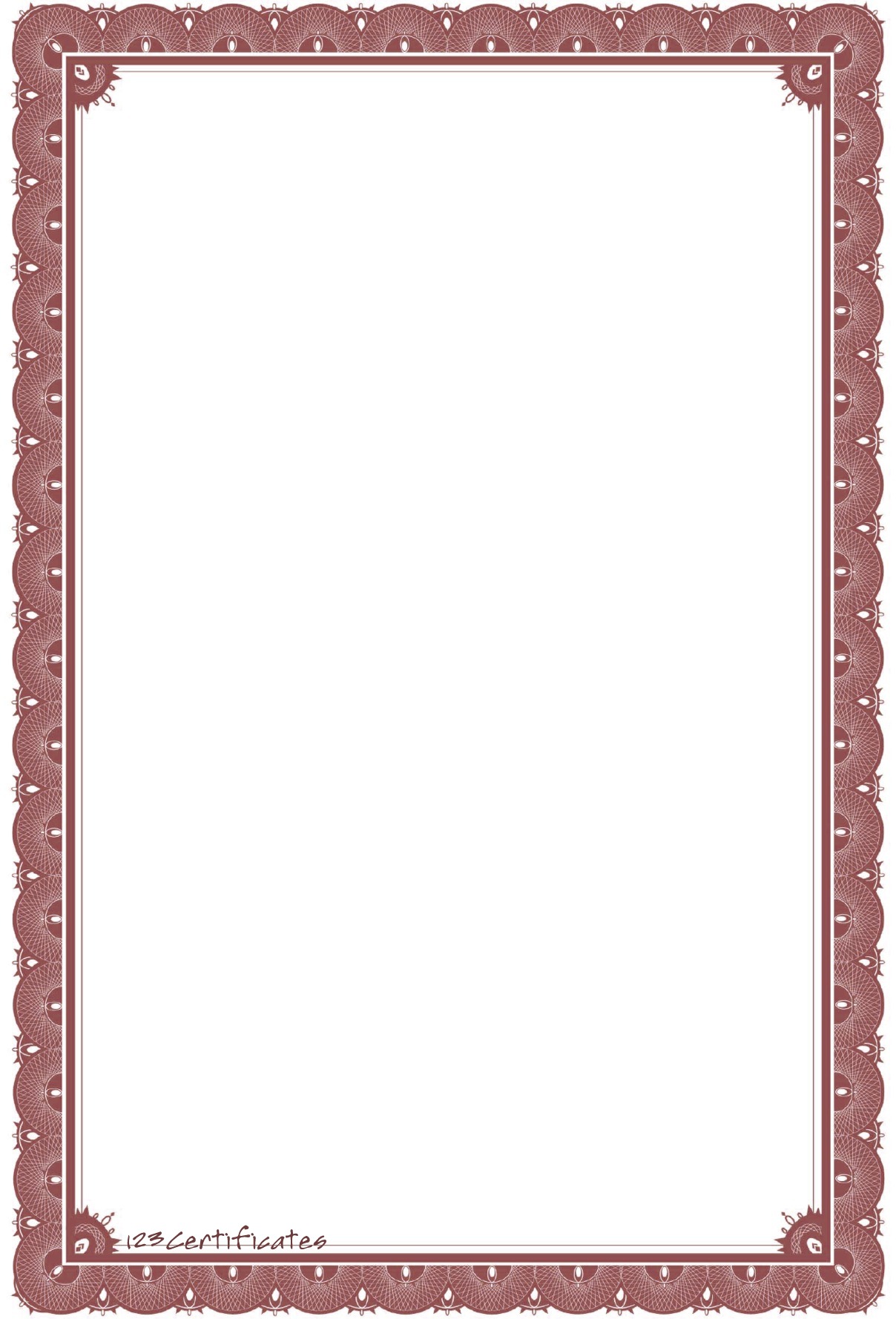 certificate border template word free download